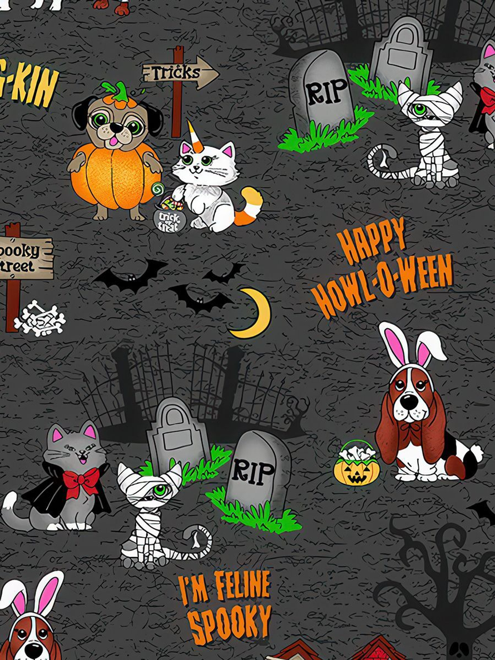 Топ медицинский женский Dickies DK709, хэллоуин, L