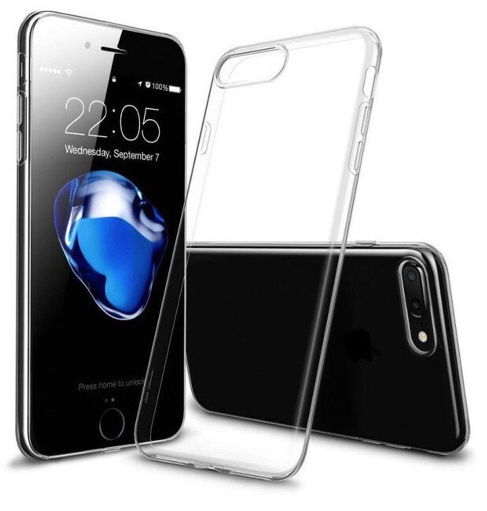 Прозрачный силиконовый чехол для Apple iPhone 7 / 7 Plus