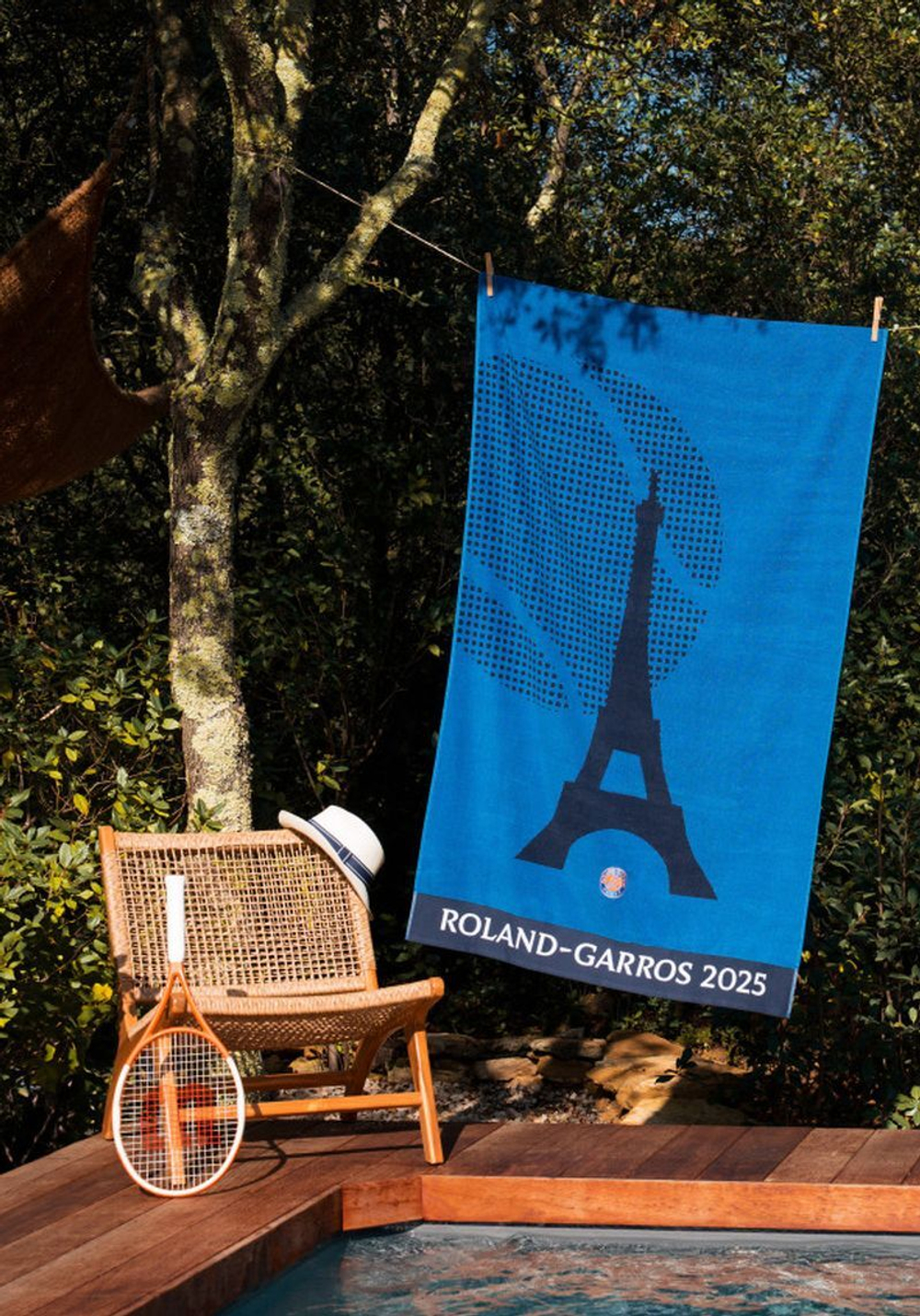 Теннисное полотенце Roland Garros Joueur Joueuse RG 2025