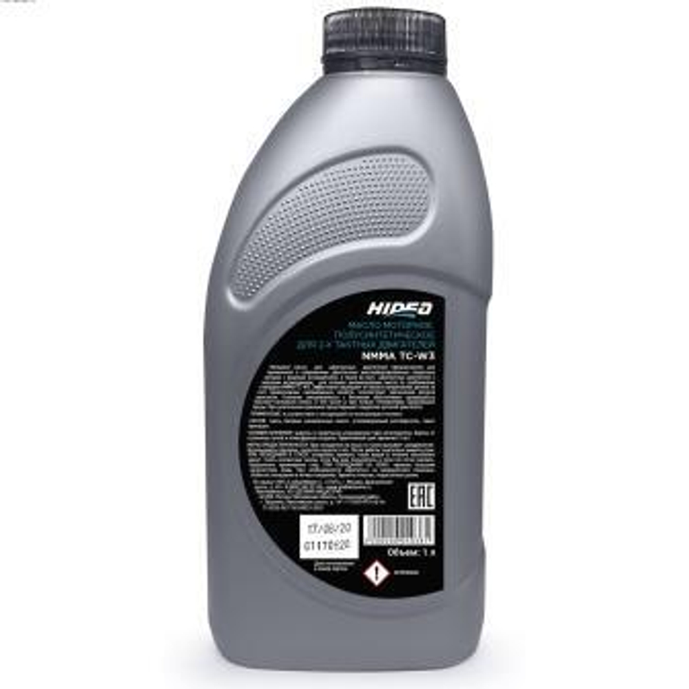 Моторное масло Hidea 2T NMMA TC-W3 1Л