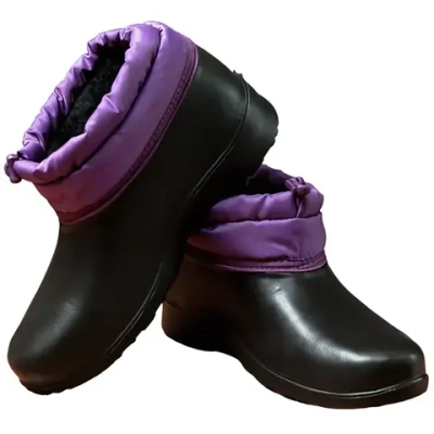 Галоши из ЭВА утепленные, черные, арт. C-35.1, Р. 38