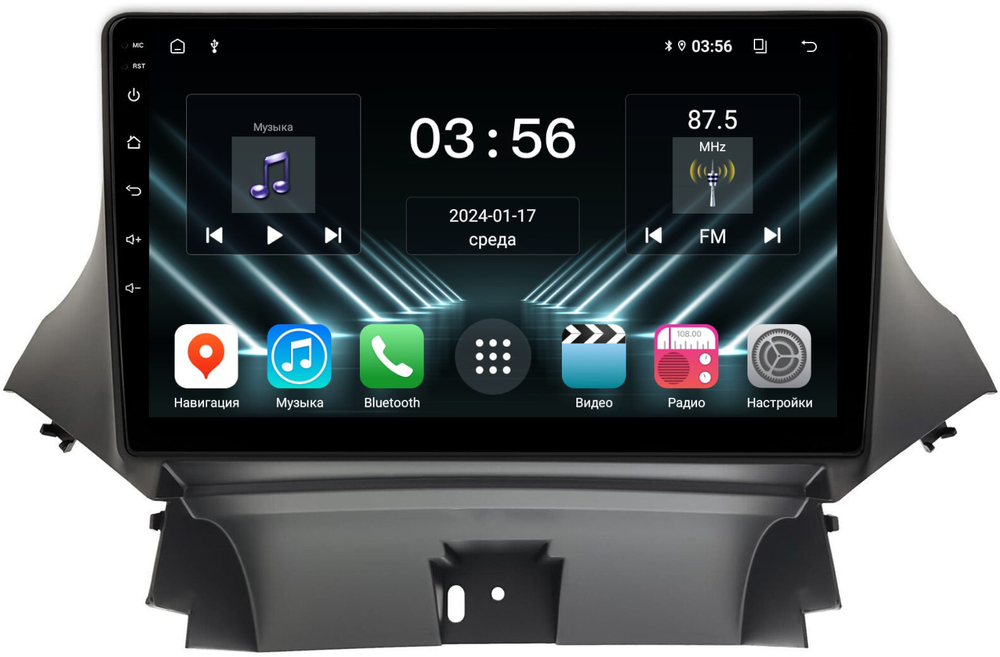 Магнитола для Chevrolet Orlando 2010-2018 - FarCar DX3274M монитор 9" IPS на Android 13, 4+64Гб, CarPlay