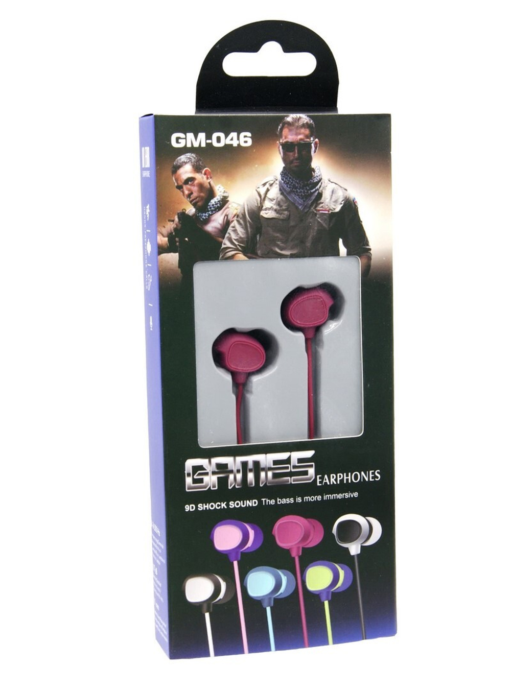 Наушники с микрофоном GM-046 (бордовый)