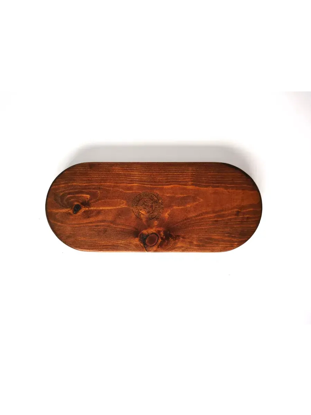 Поднос деревянный овальный