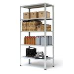 Стеллаж мет-л, 4 секц, 100х50х200 см, ПАКС, МС-254/500, 15628693