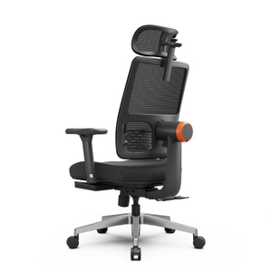 Эргономичное компьютерное кресло FoxGear NETZ модель M, черный (FG-NETZ-M-BK)