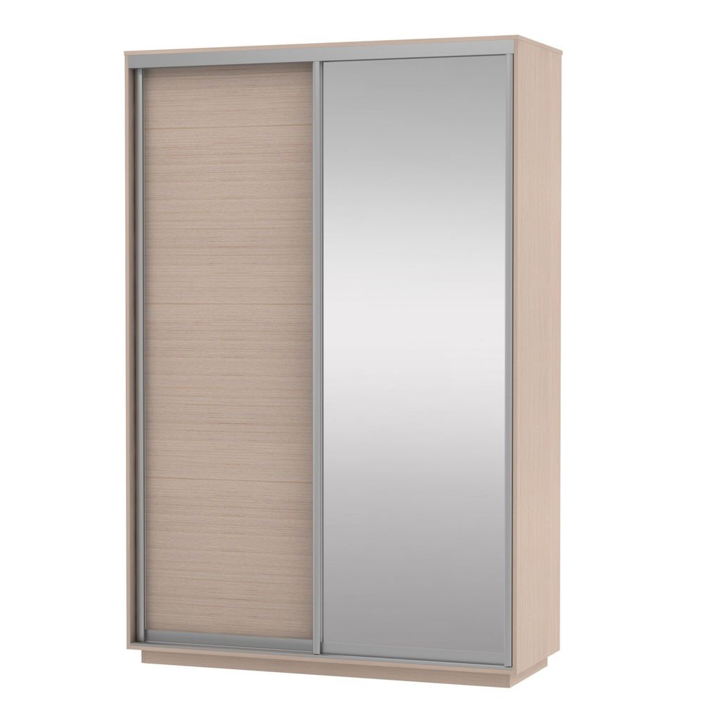 Шкаф-купе "Экспресс Медиум Дуо" (дуб молочный) 2200х1200, МК Е1, г. Белореченск