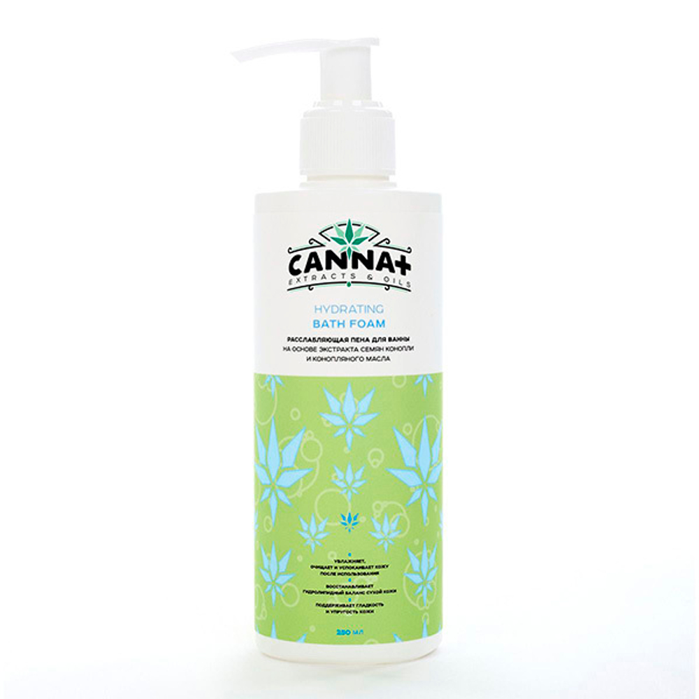 Пена для ванны Canna+ Hydrating Bath Foam 250мл