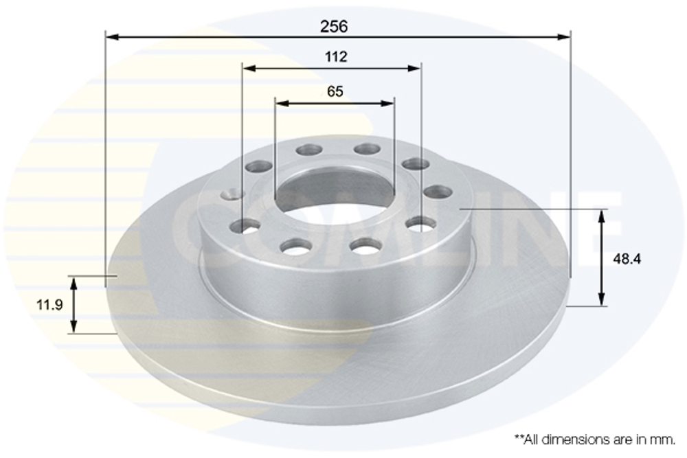 COMLINE - ADC1448-CML - Brake Disc