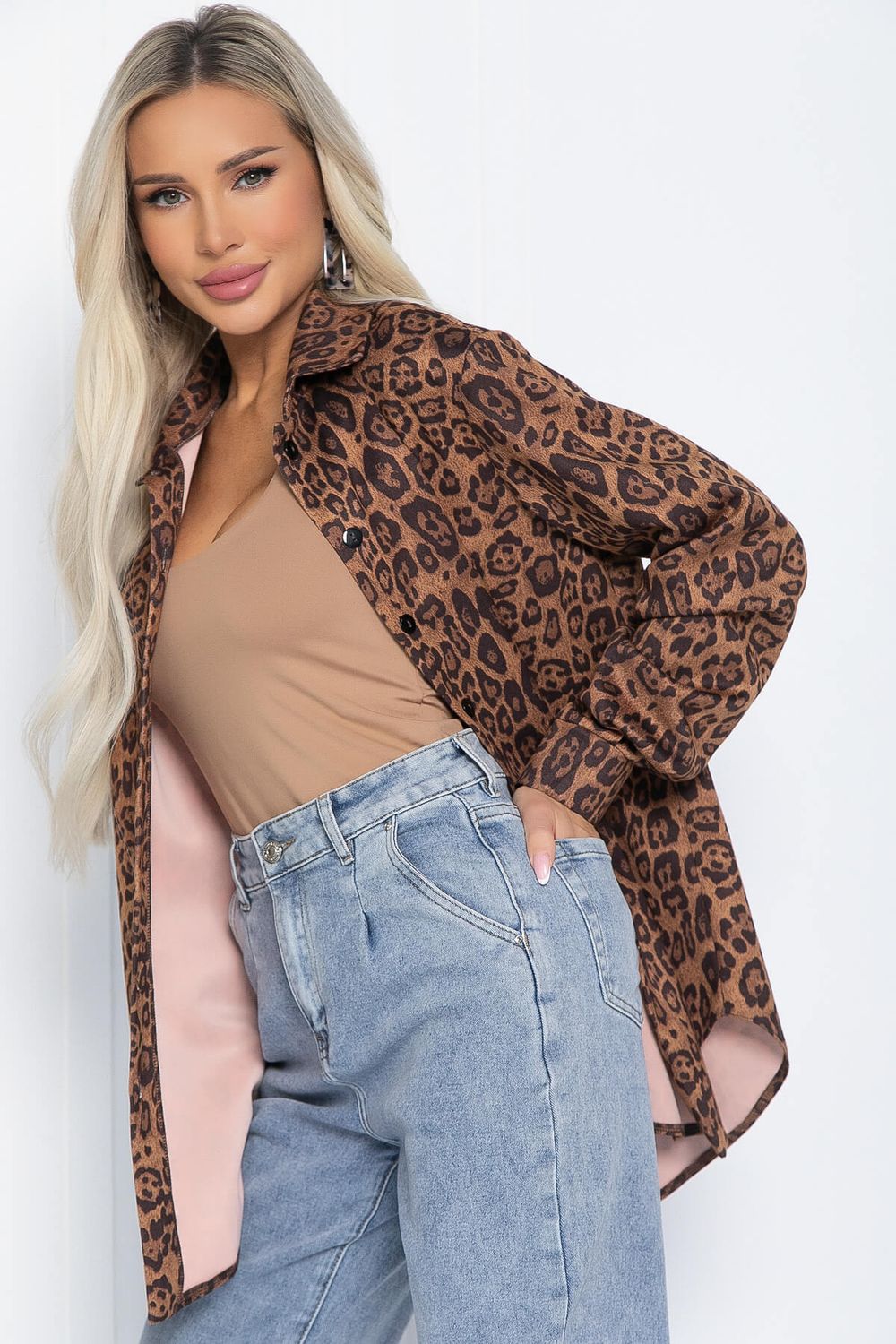 Рубашка Всегда на стиле (лео) Б12395-7 LT Collection