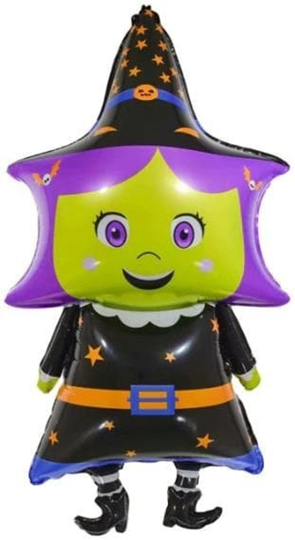Шар-фигура, фольга, "Маленькая ведьмочка" (Falali), 39"/99 см (БГ-35)  Изображение4