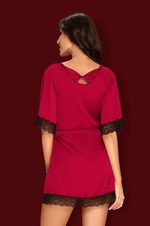 Комплект Sensuelia Peignoir Red Obsessive