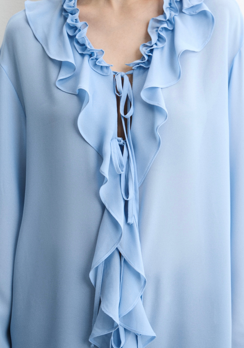 Блуза Flow голубой