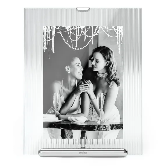 Фоторамка flute, 20х23 см, хром