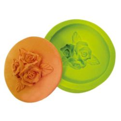 Форма кондитерская "Розы" d 7*2 см (3,5 см) силикон P.L.