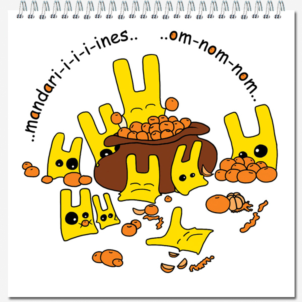 Блокнот-скетчбук QUADRO MINI 60 листов на металлическом гребне