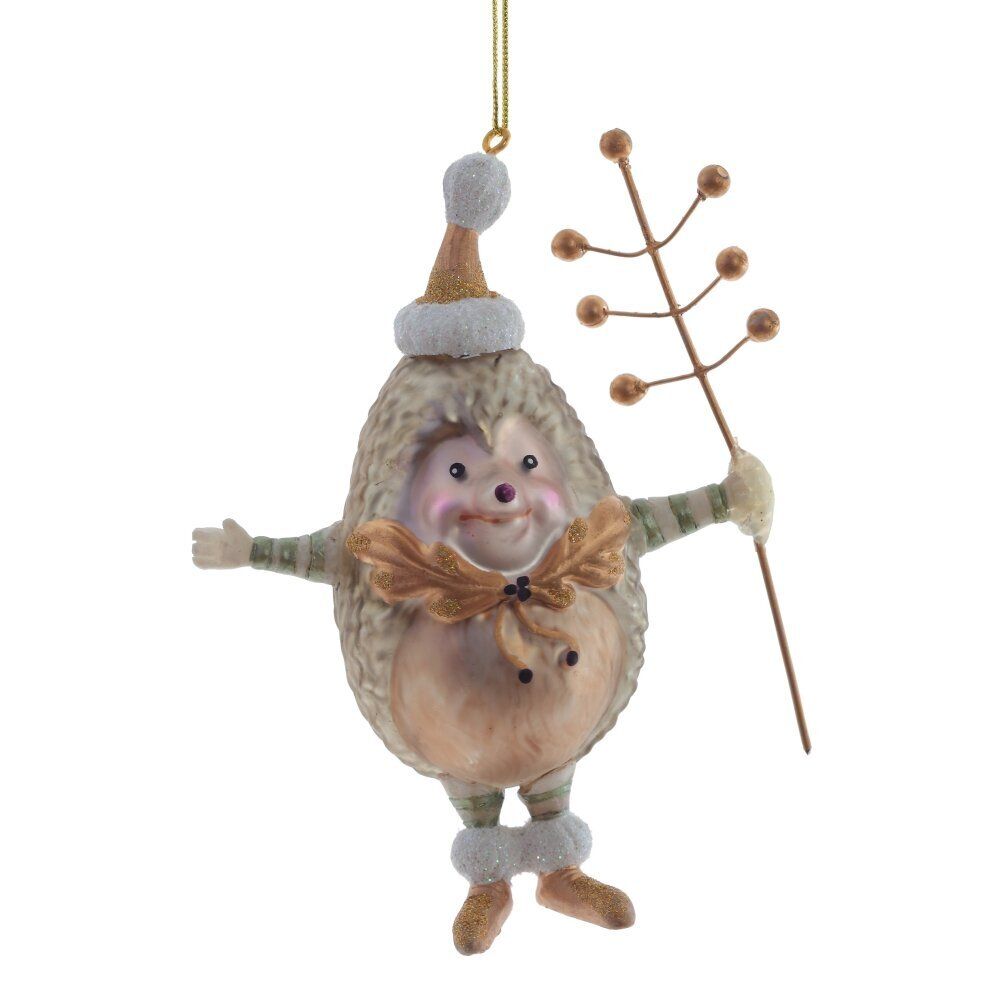 GAEM Украшение новогоднее "Ежик", L9,5 W5 H12 см