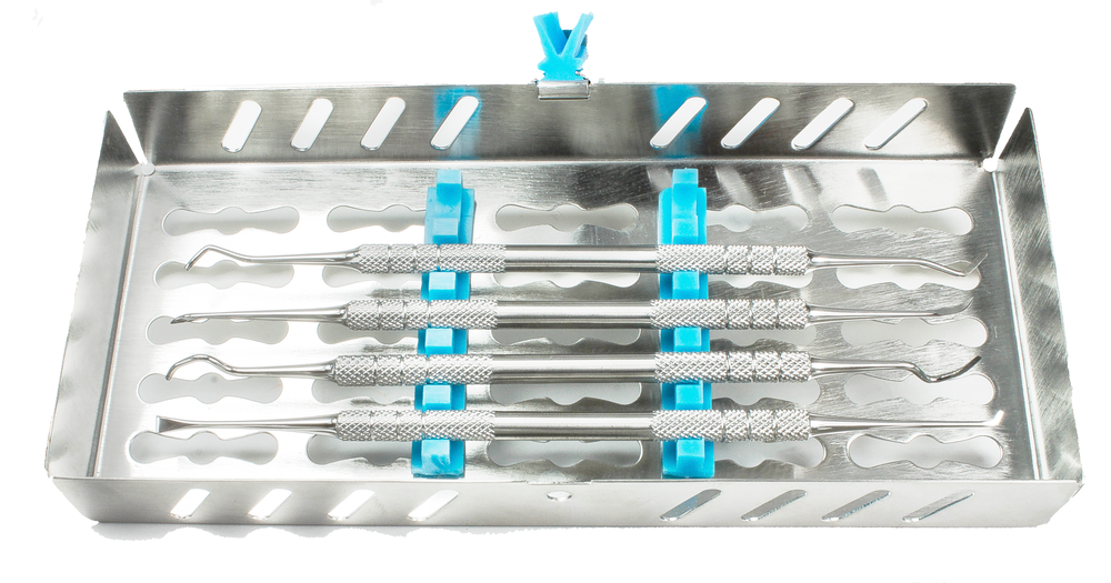 Набор инструментов для снятия зубных отложений 4000-1 ЮП (нерж. сталь)