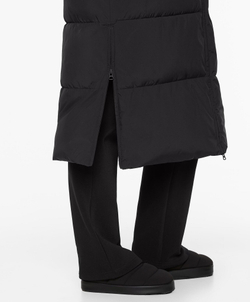 Oysho Водоотталкивающая утепленная куртка Primaloft®, черный