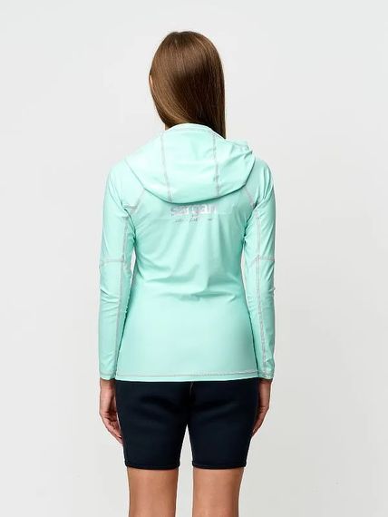 Футболка рашгард лонгслив Sargan Агидель Худи UPF 50+ светло-зеленый