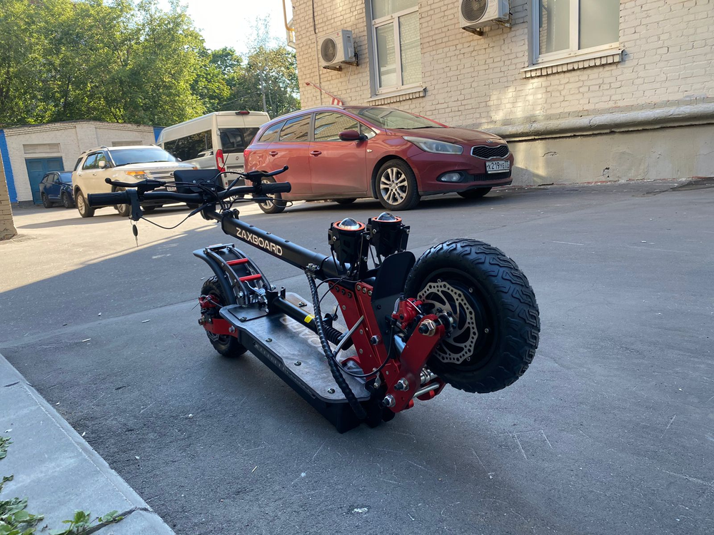 Электросамокат ZAXBOARD Hunter V5 MOTO AQUA TEM-245