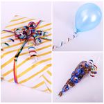 Лента упаковочная декоративная для шаров и подарков, мультицветный металлик, 5 мм х 250 м, ЗОЛОТАЯ СКАЗКА, 591844