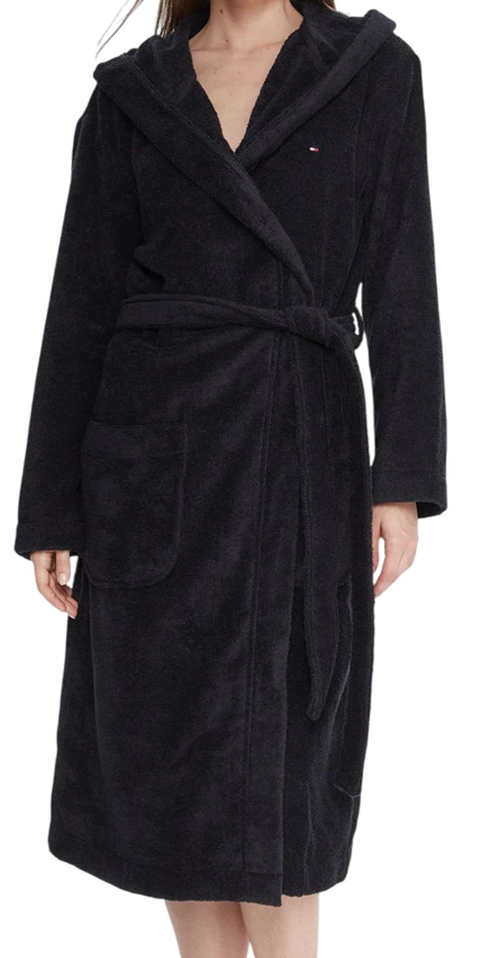Теннисный халат Tommy Hilfiger Towelling Robe - desert sky