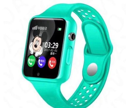 Детские часы с GPS Smart Baby Watch G98 Бирюзовые