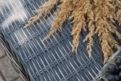 "Гранд Латте" лаунж-зона из искусственного ротанга, цвет графит