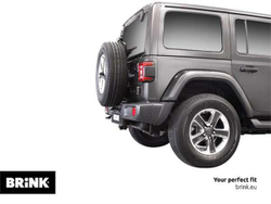 Фаркоп Brink (Thule) 664400 для Jeep Wrangler 2006-(паспорт и сертификат в комплекте)(без электрики)