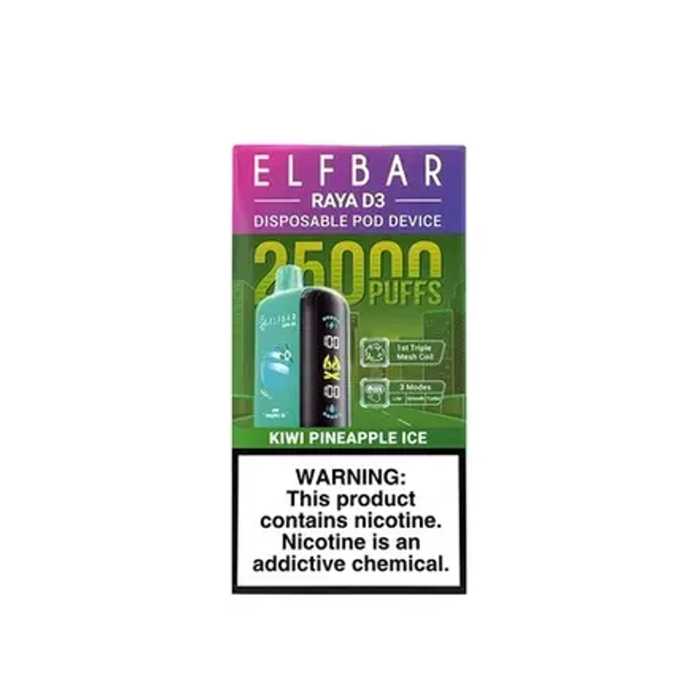 ELF BAR RAYA D3 - Kiwi Pineapple Ice (5% nic)