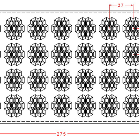 327 | Форма для шоколадных конфет (275*175 мм)