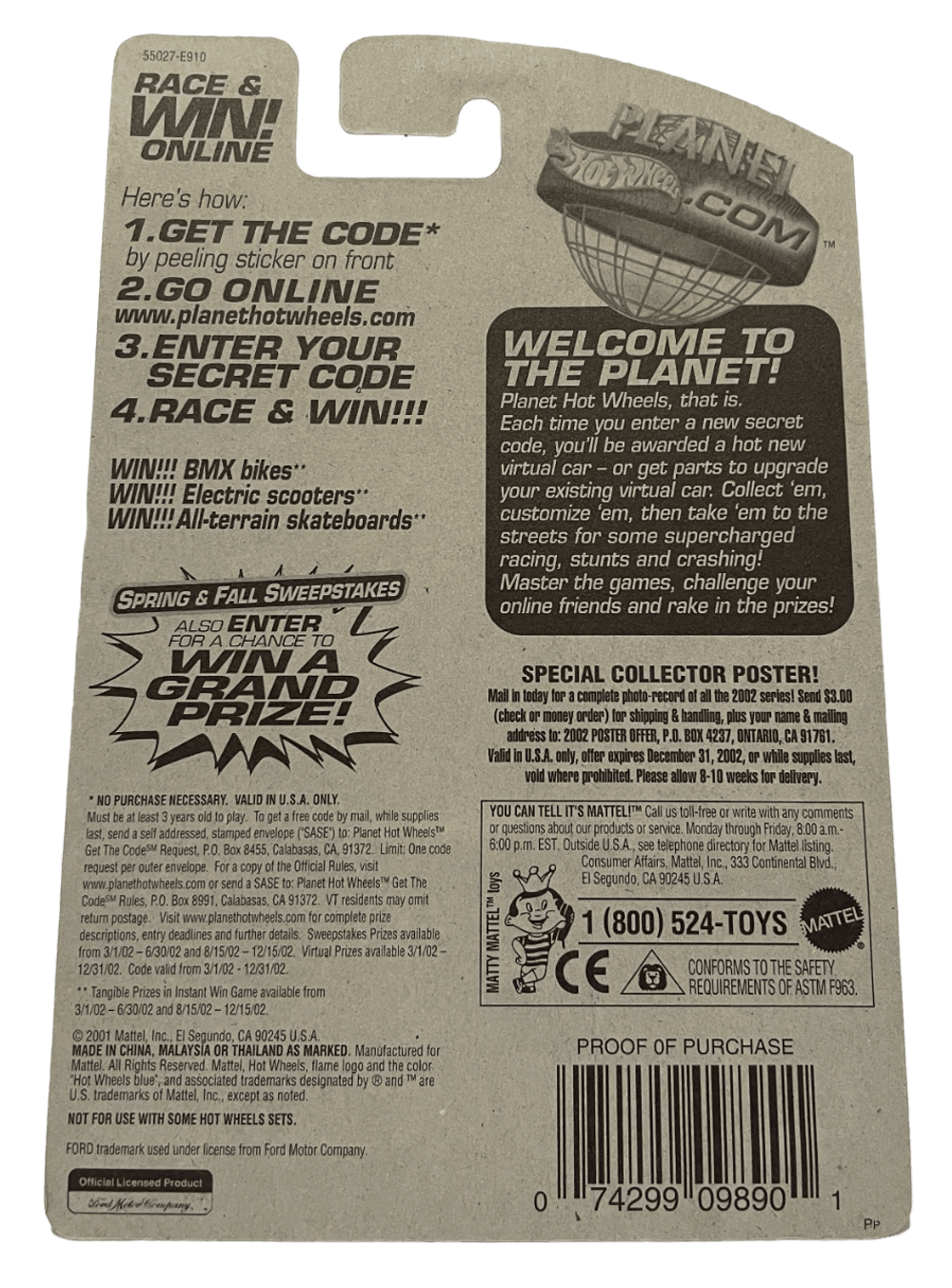 Hot Wheels Ford Thunderbolt (2002)