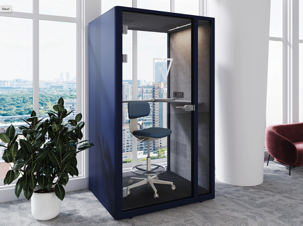 Акустическая кабинка СаундКуб з/с-глухая SDC-1.2-WA