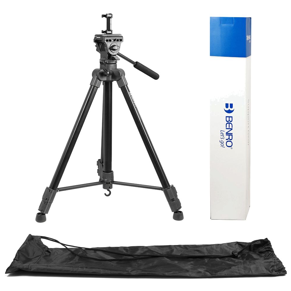 Штатив Benro T980EX+MH2N c держателем для смартфона