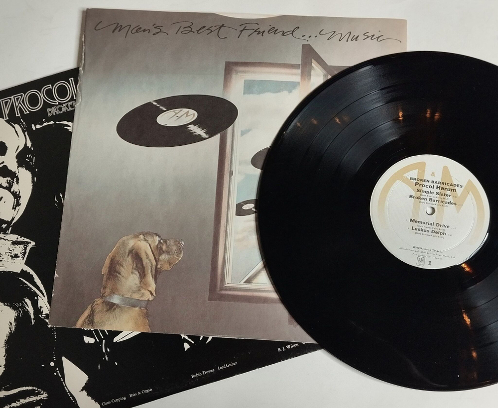 Винтажная виниловая пластинка LP Procol Harum Broken Barricades (USA 1971)