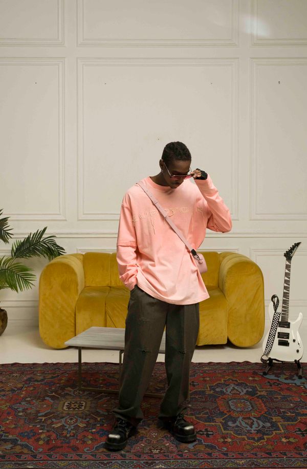 Лонгслив Eurotour бледно-красный - фото 5