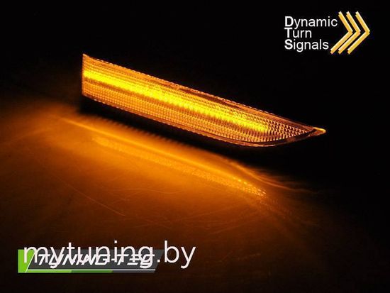 Повторители указателей поворота для Volkswagen T6 (15-19) LED динамические черные