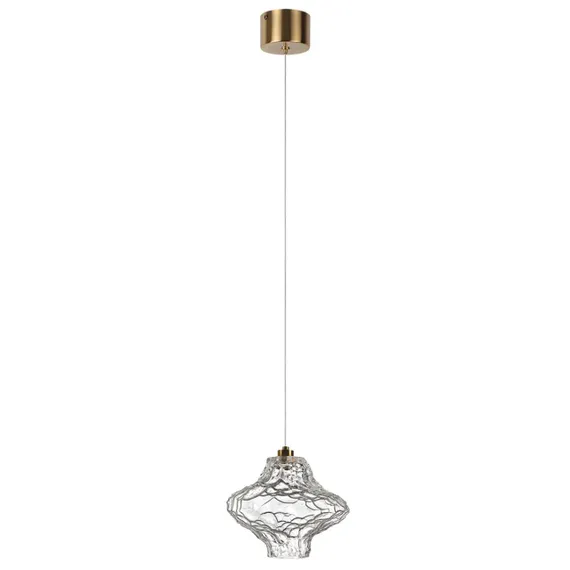 5107/3L L-VISION  ODL26 антич.бронза/прозрачный металл/стекло Подвес LED x 3W 4000K ORDI
