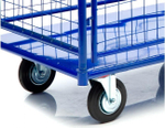 Тележка платформенная СТЕЛЛА-ТЕХНИК КПО-300 с бортами, 600х1000мм КПО-300-С-200-К