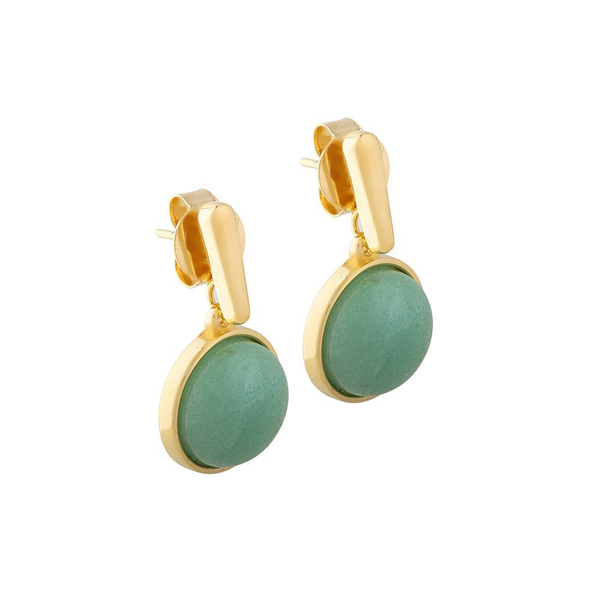 Серьги Possebon Pearl Green Quartz A1995.16 G/G