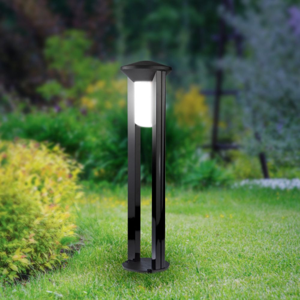 Садово-парковый светильник ЭРА «Арка» ФТУ 01-20-004 напольный черный IP54 Е27 max20Вт h800мм | Садово-парковые светильники