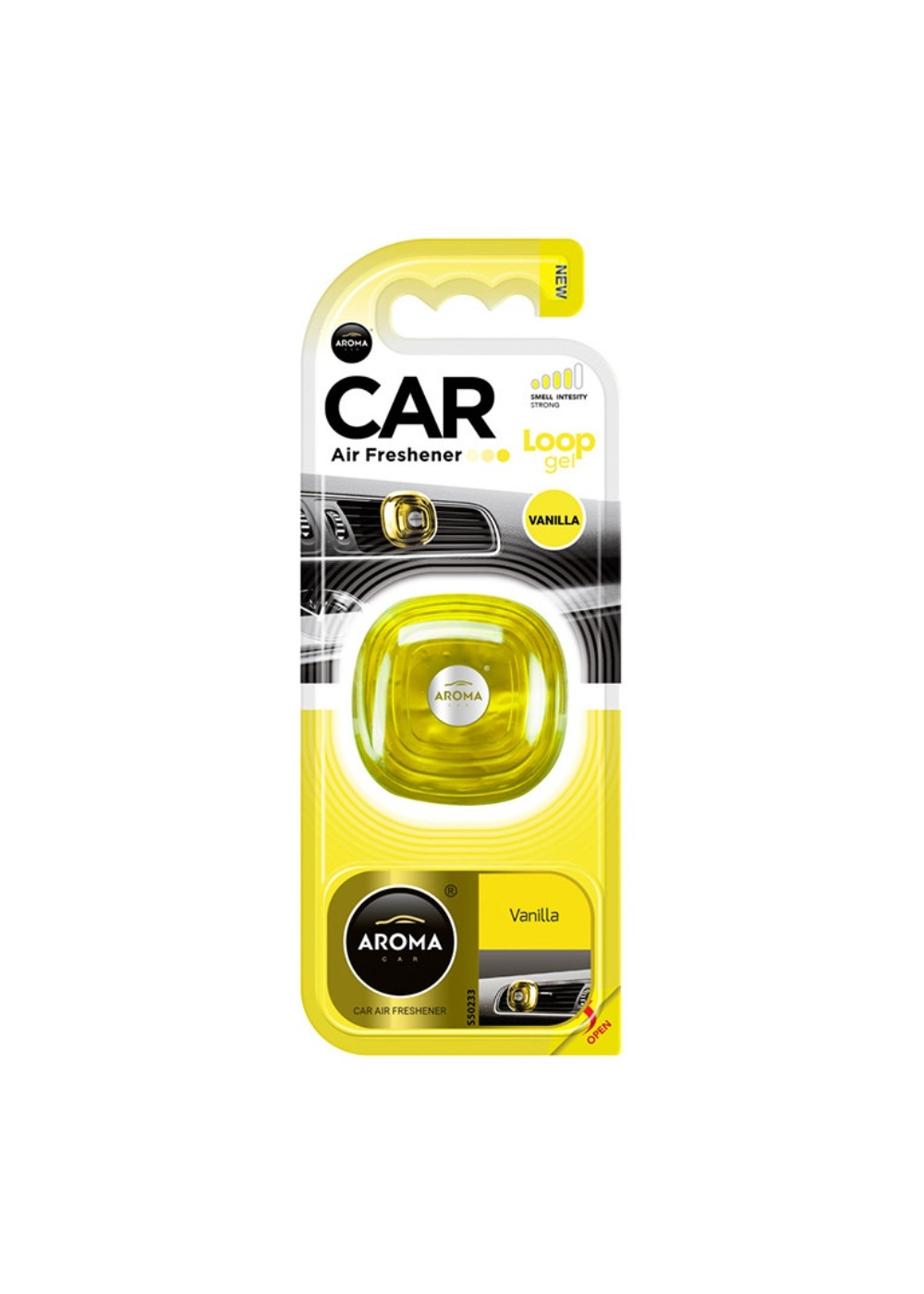AROMA CAR Ароматизатор гелевый LOOP GEL Vanilla