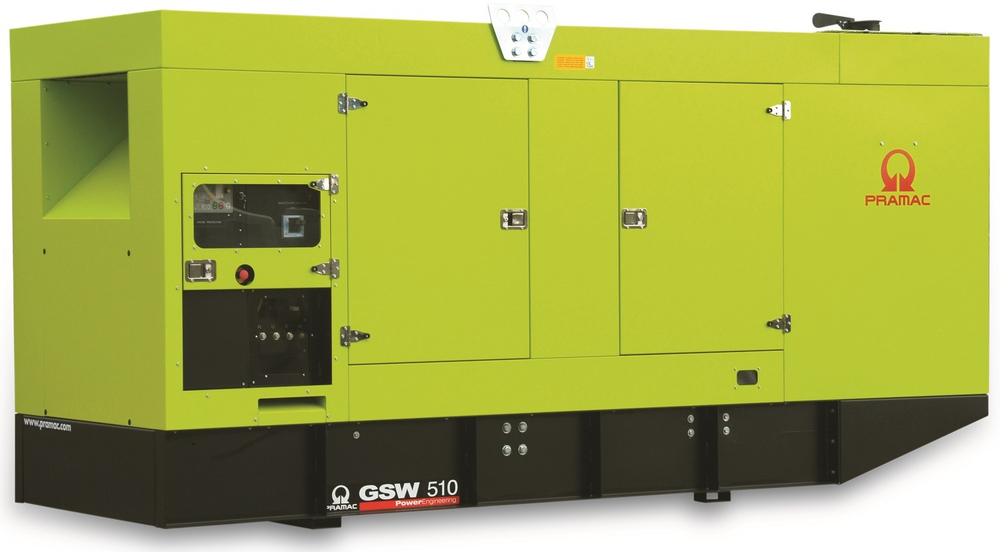 Дизельный генератор Pramac GSW 510 V в кожухе — Фото №1 