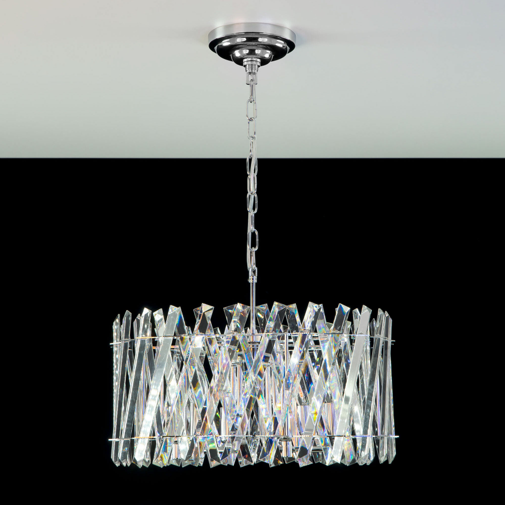 Citilux Ингвар CL334261 Люстра подвесная хрустальная Хром