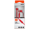 Гарнитура JBL Tune 110, 3.5 мм, вкладыши, красный