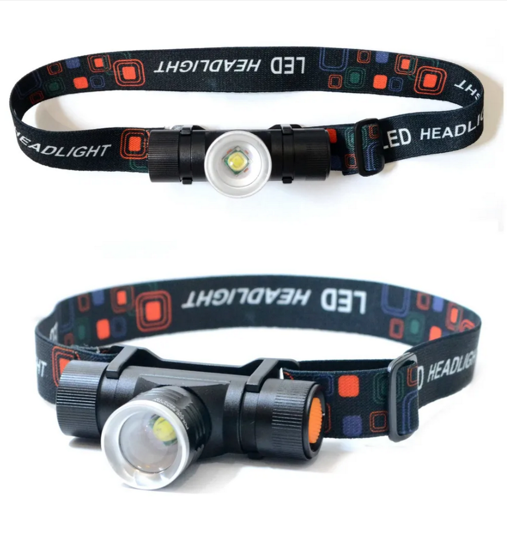 Фонарь налобный яркий "V индукция" Огонь HT-560-1