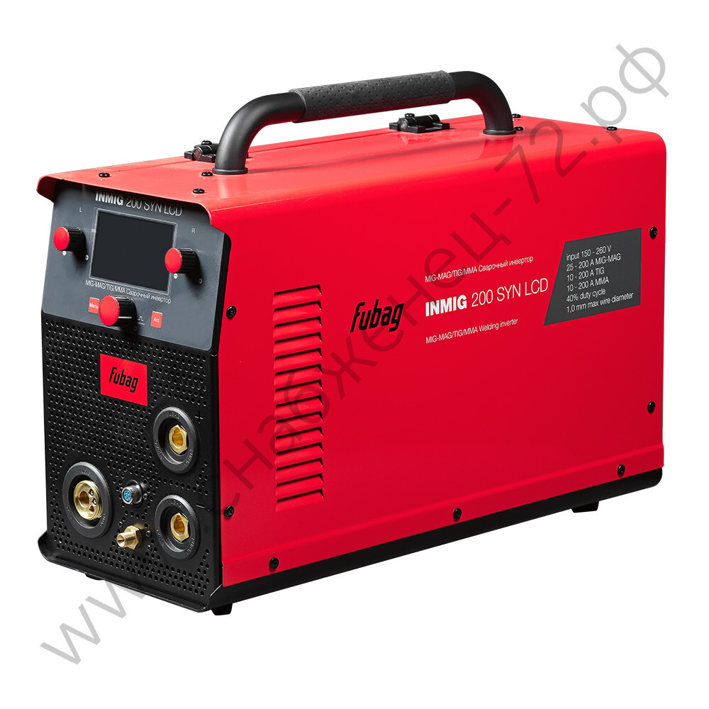FUBAG Сварочный полуавтомат инвертор INMIG 200 SYN LCD new display +Горелка FB 250 3m (FB 250 Ergo 3m)