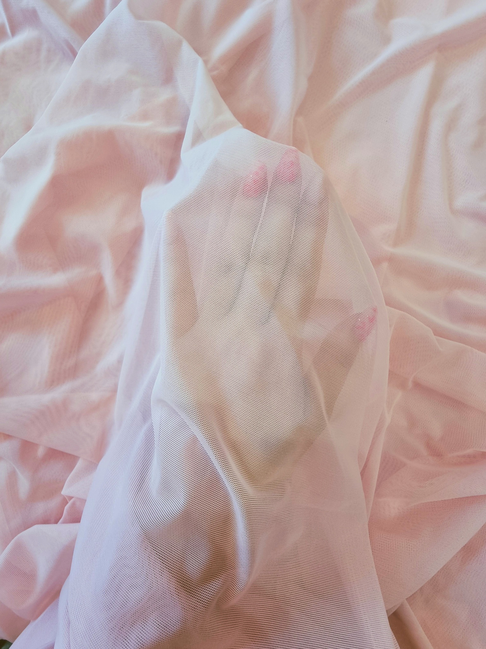 Сетка эластичная светло-розовая 0,1 м