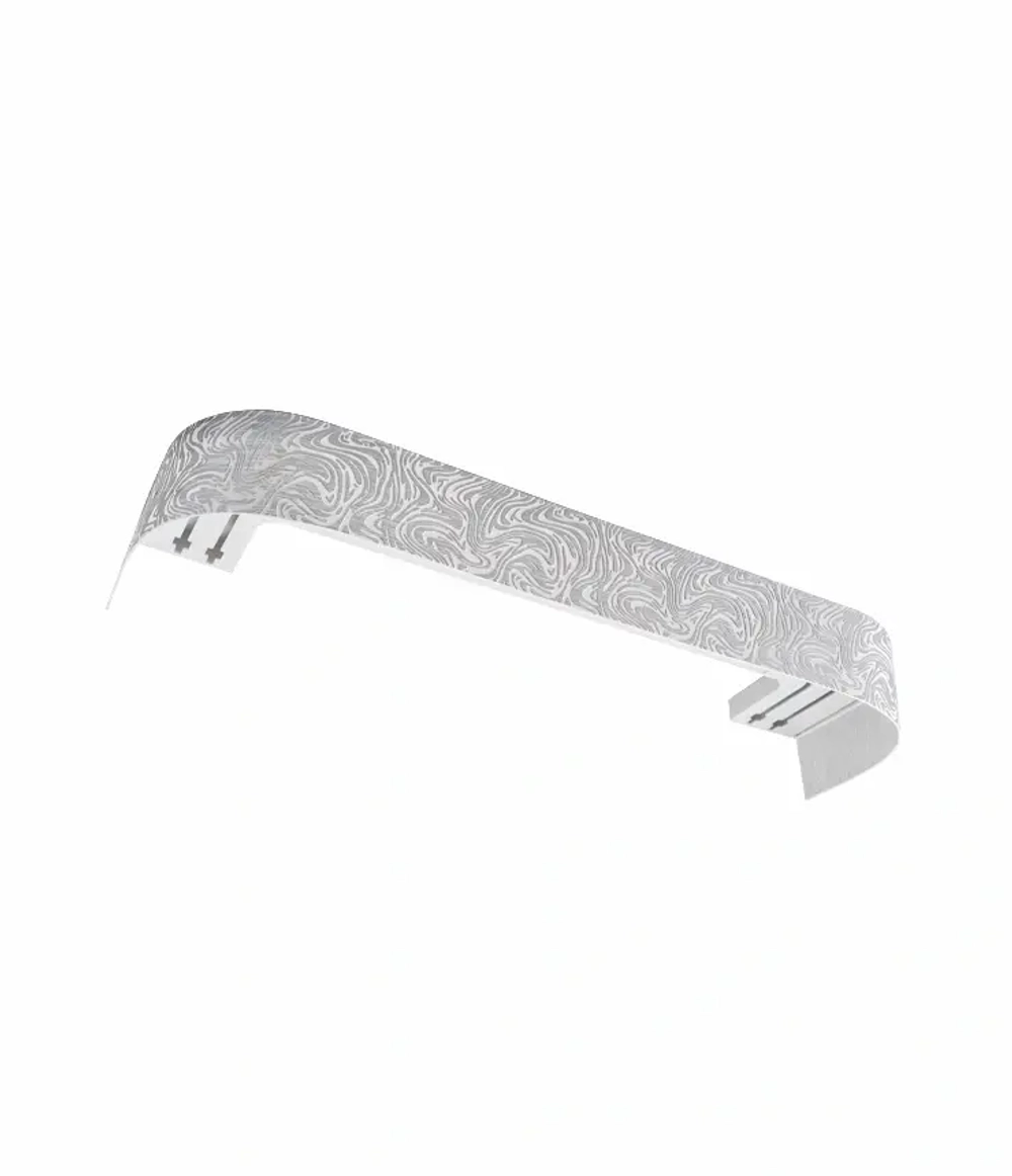 Пластиковый карниз с тиснением Legrand 2-х рядный Глэдис 3000 мм